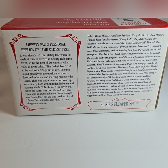 Vintage Miniature 'Rosie's Flower Shop & The Oldest Tree'  1999 Oldest Tree - Picture 9 of 16